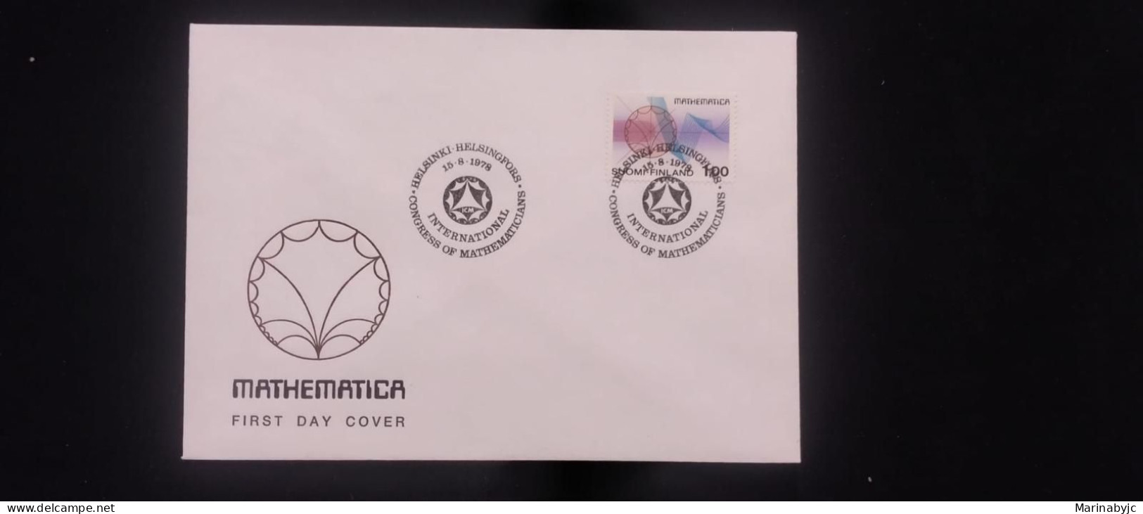 C) 1978. FINLAND. FDC. MATHEMATICS CONGRESS. XF - Europe (Other)