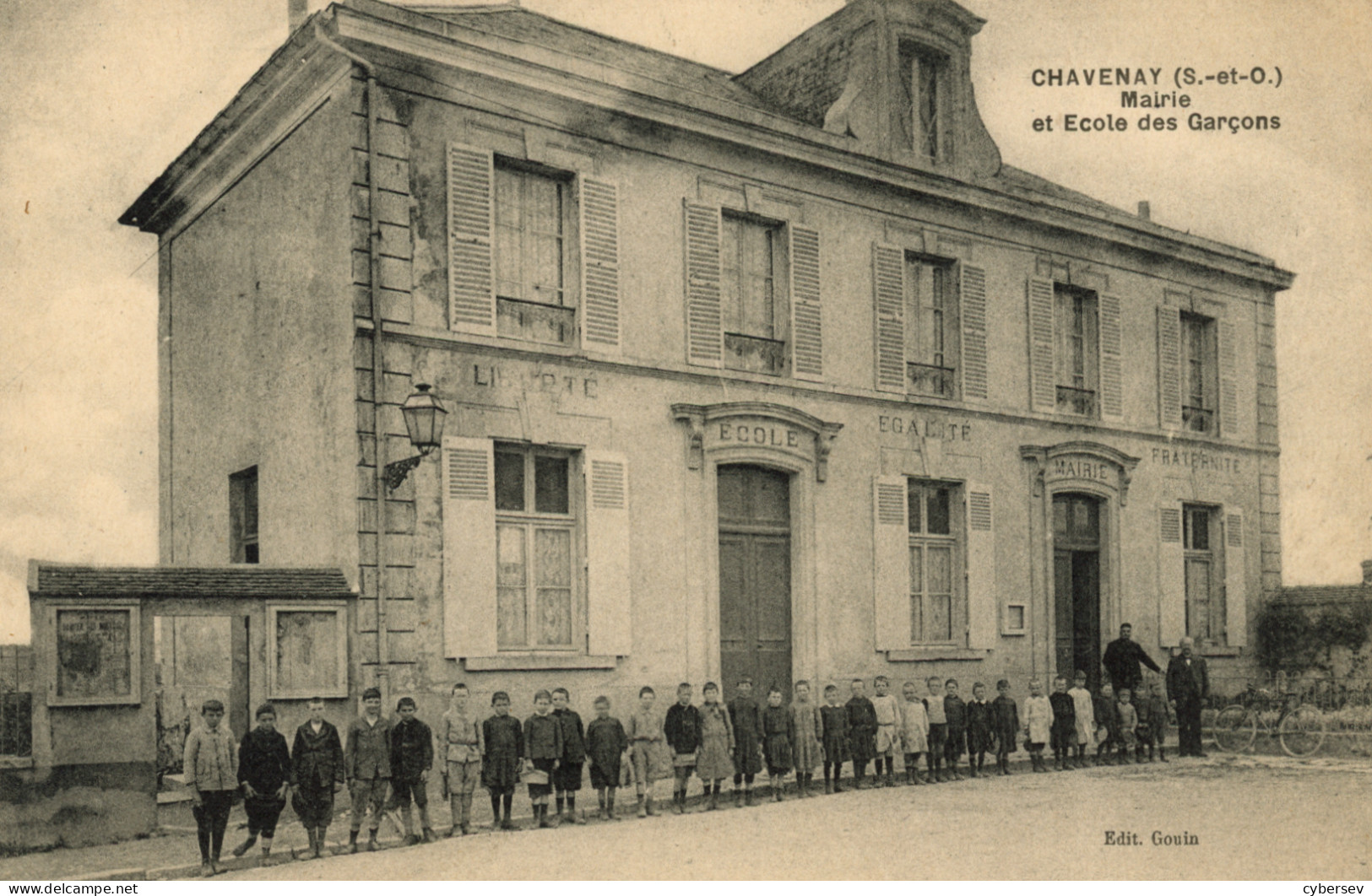 CHAVENAY - Mairie Et Ecole Des Garçons - Other & Unclassified