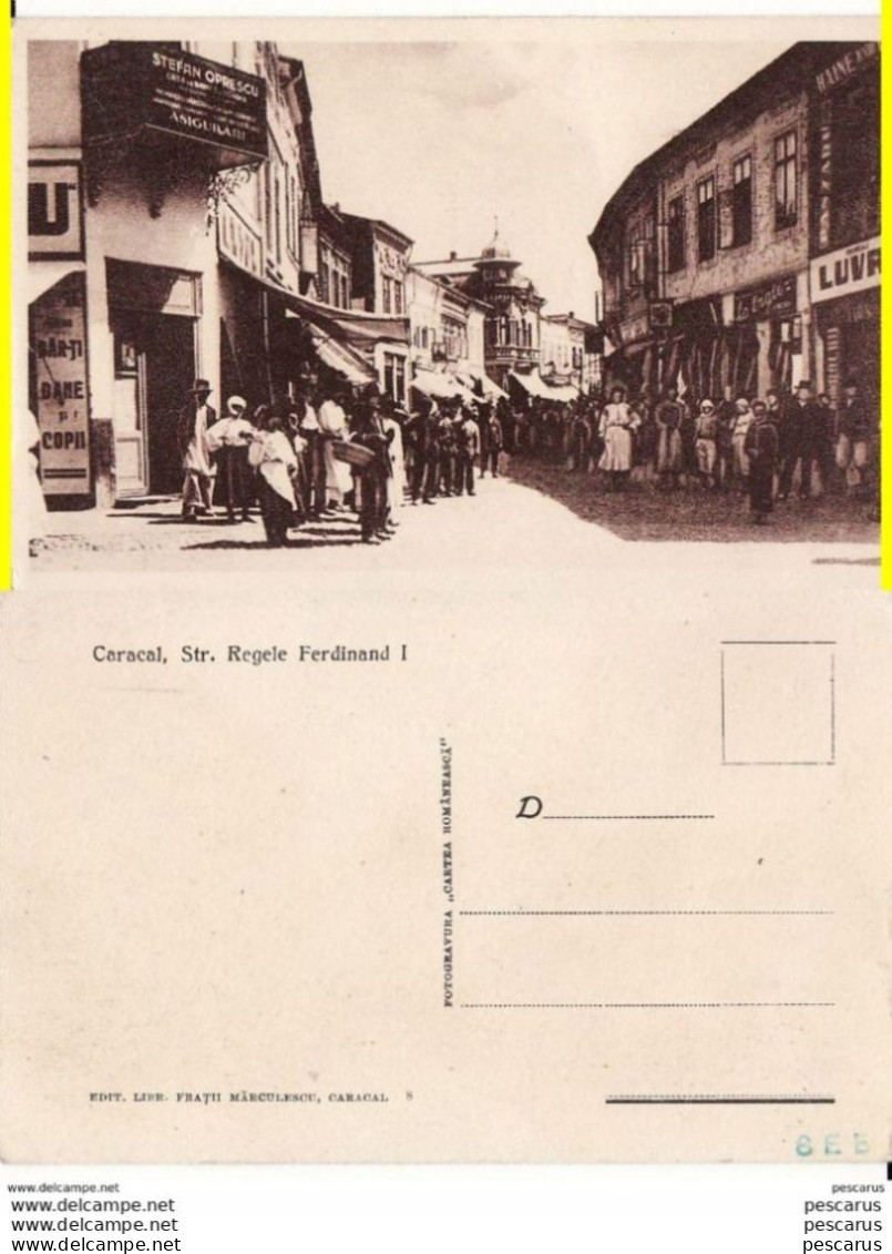 Romania ,Rumanien,Roumanie - Caracal- Strada Regele Ferdinand - Roumanie