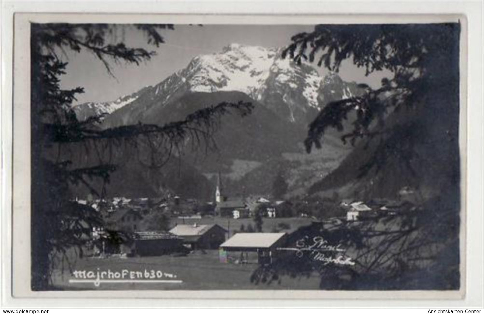 39047911 - Mayrhofen Im Zillertal Mit Teilansicht. Ungelaufen Handschriftliches Datum Von 1925. Gute Erhaltung. - Other & Unclassified