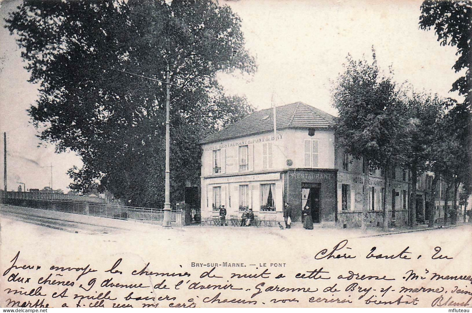 94* BRY S/MARNE Crue 1910 – Degats  Dana La Pepiniere        RL45,0493 - Bry Sur Marne