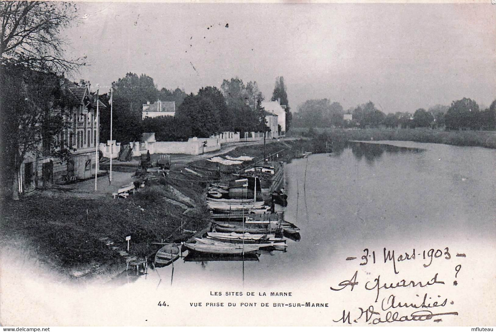 94* BRY S/MARNE    Vue Prise Du Pont      RL45,0455 - Bry Sur Marne