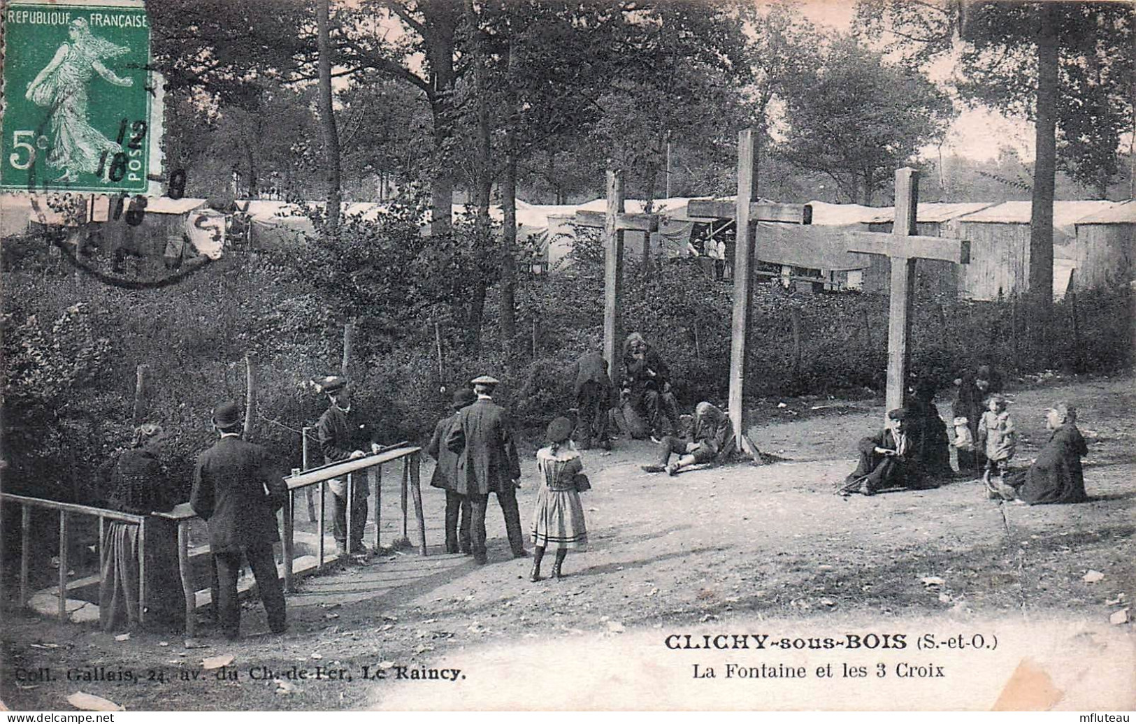 93* CLICHY SOUS BOIS  Fontaine Et 3 Croix        RL45,0182 - Clichy Sous Bois