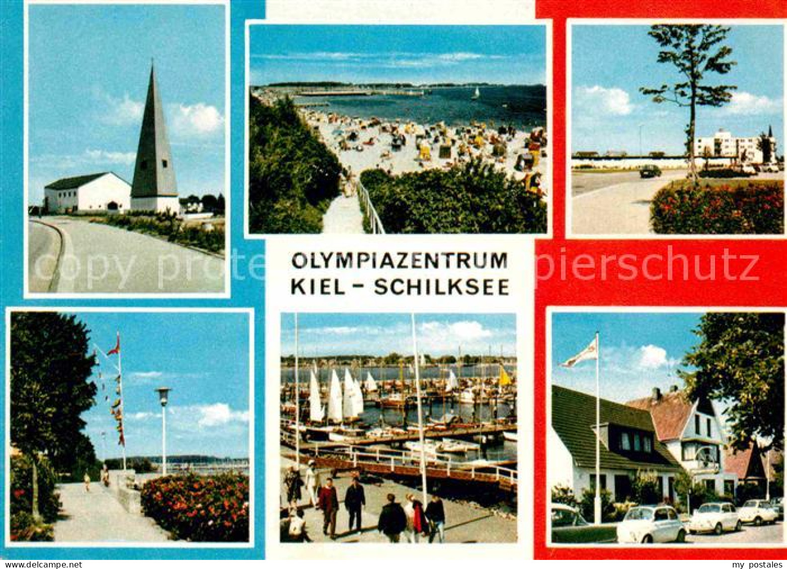 72665994 Kiel Olympiazentrum Schilksee Kirche Hafenpartie Promenade Kiel - Kiel
