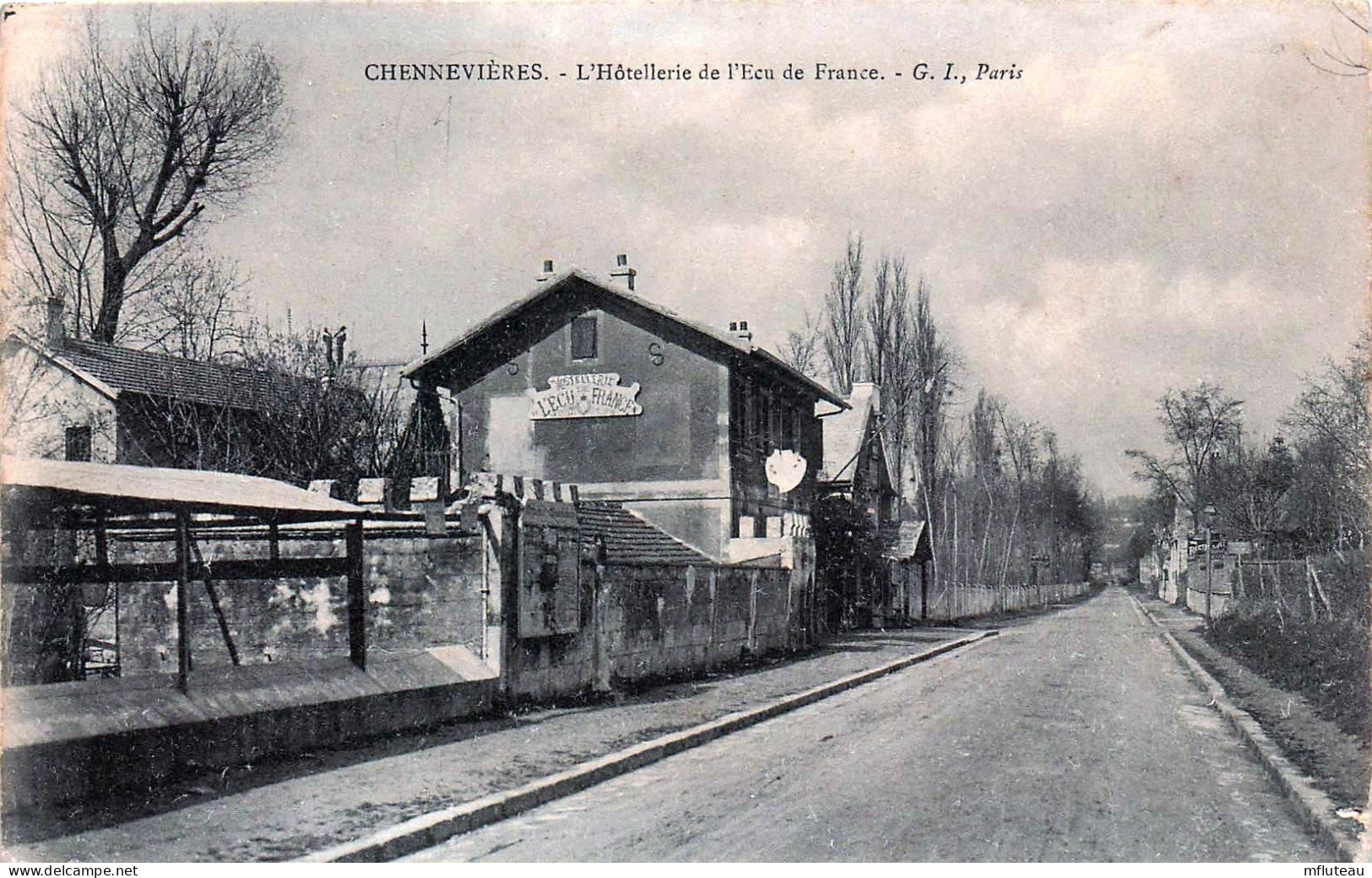 94* CHENNEVIERES Hostellerie Ecu De France   RL45,0928 - Chennevieres Sur Marne