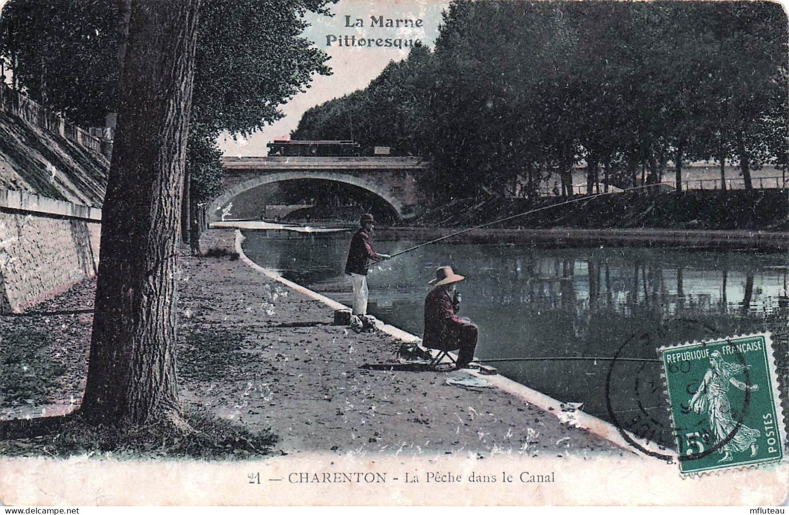 94* CHARENTON   Peche Dans Le Canal     RL45,0711 - Charenton Le Pont