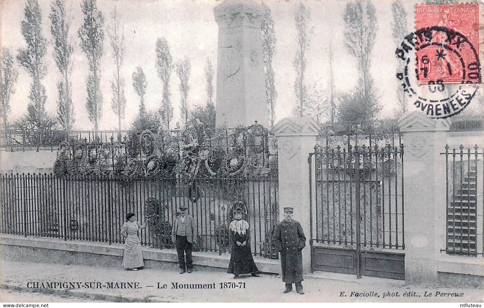 94* CHAMPIGNY   Monument De La Bataille De 1870    RL45,0674 - Champigny Sur Marne