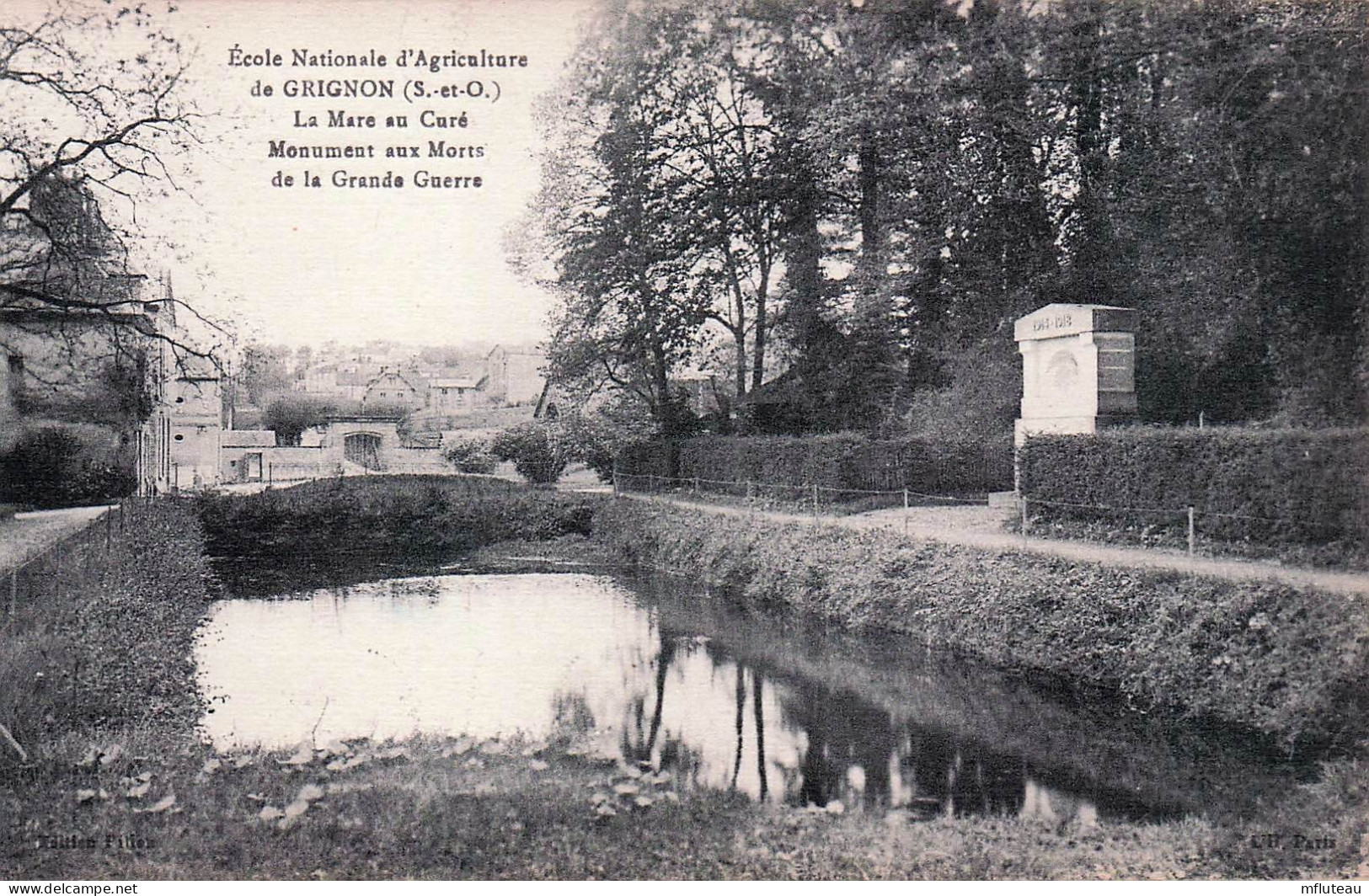 94* GRIGNON   Ecole Nationale Agriculture –la Mare Au Cerf – Monument Aux Morts   RL45,1112 - Autres & Non Classés