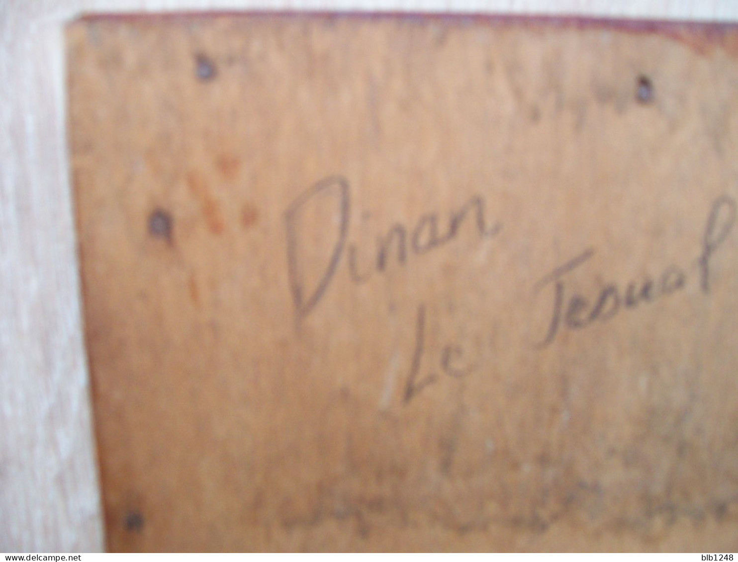 Dinan Le Jesual Lithographie Encadrée Signée Find René????? - Lithographies