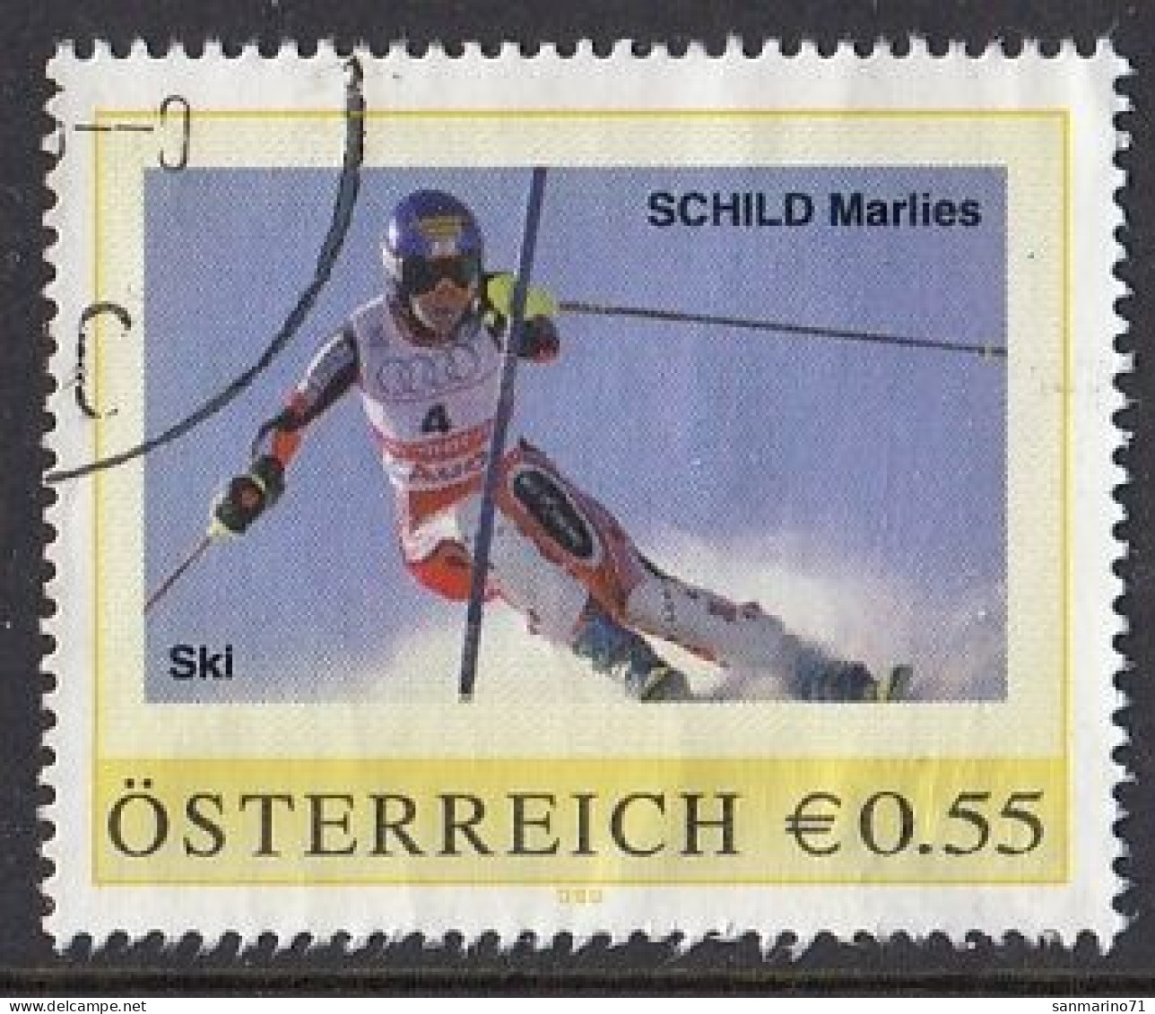 AUSTRIA 17,personal,used,hinged,Marlies Schild - Personnalized Stamps