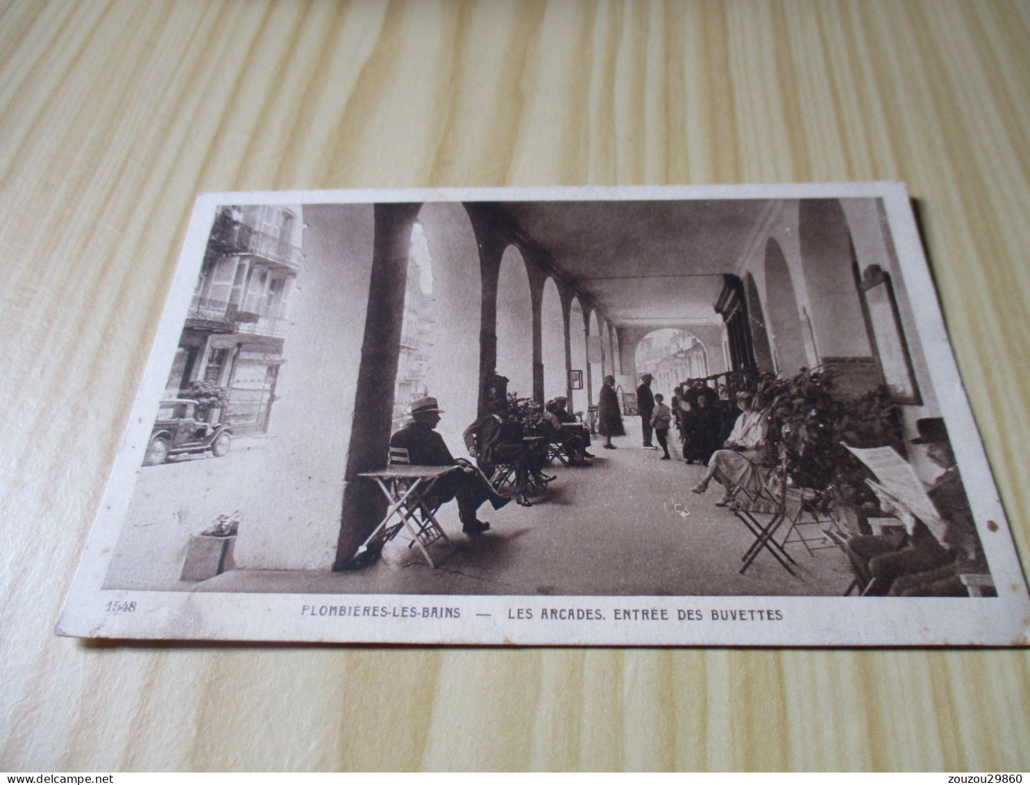 CPA Plombières-les-Bains (88).Les Arcades - Entrée Des Buvettes - Carte Animée. - Plombieres Les Bains