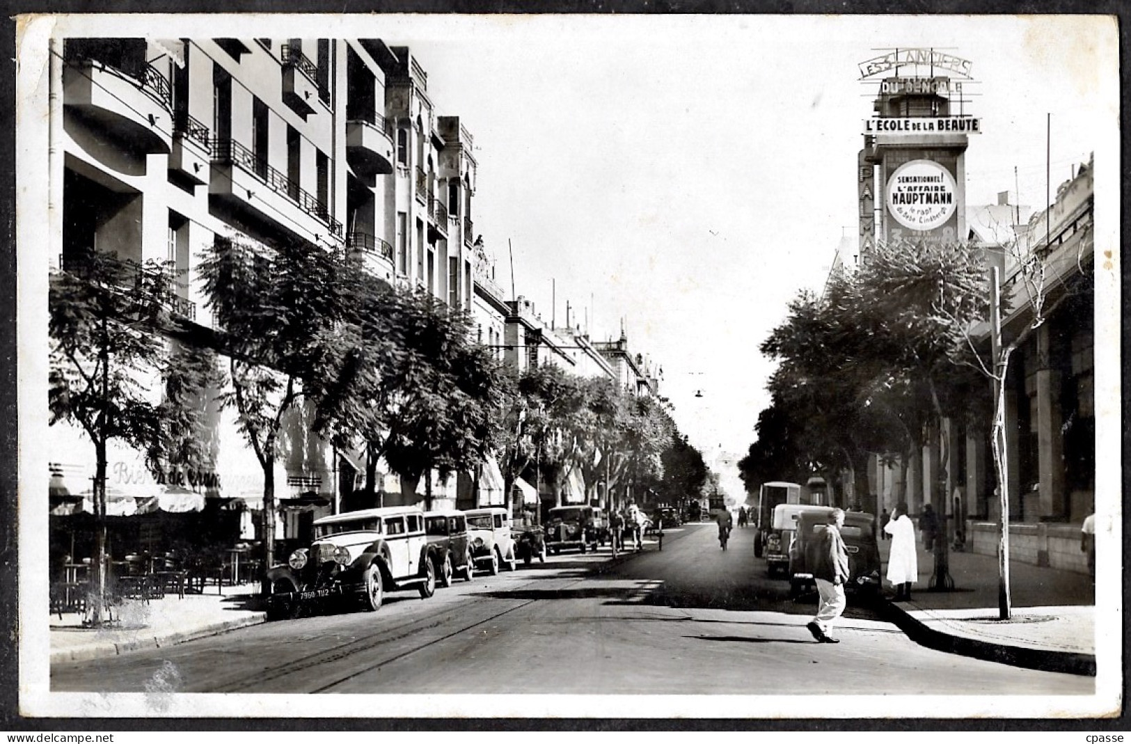 CPSM TUNIS Tunisie - Avenue De Carthage ** Automobile Limousine - Tunisie