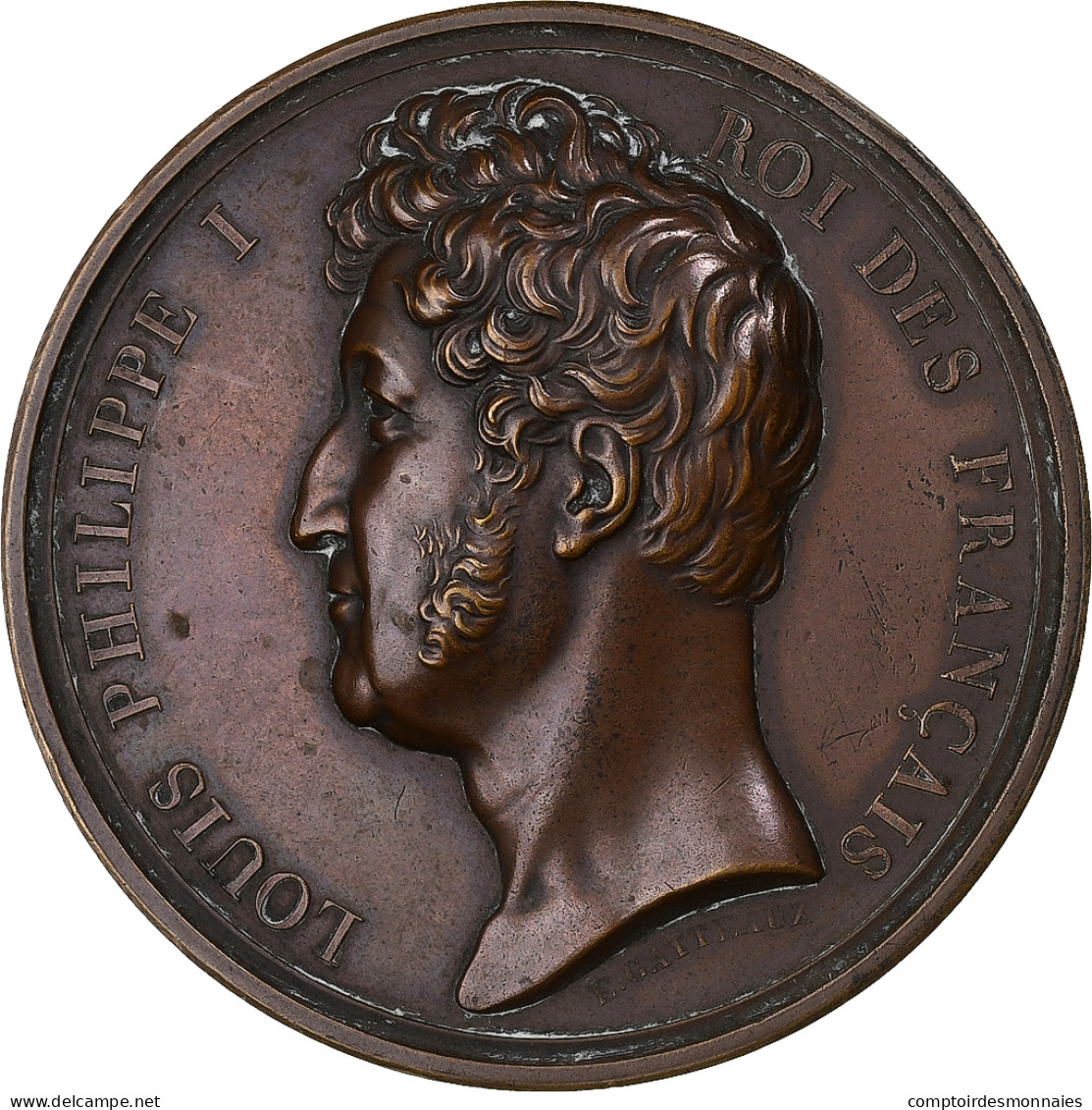 France, Médaille, Louis-Philippe Ier, Prise De La Citadelle D'Anvers, 1832 - Altri & Non Classificati