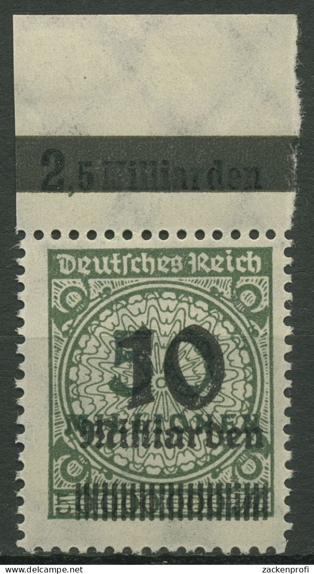 Dt. Reich 1923 OPD MÜNSTER 336 A Pa OPD Ic OR A Postfrisch, Rand Gefalzt Geprüft - Unused Stamps