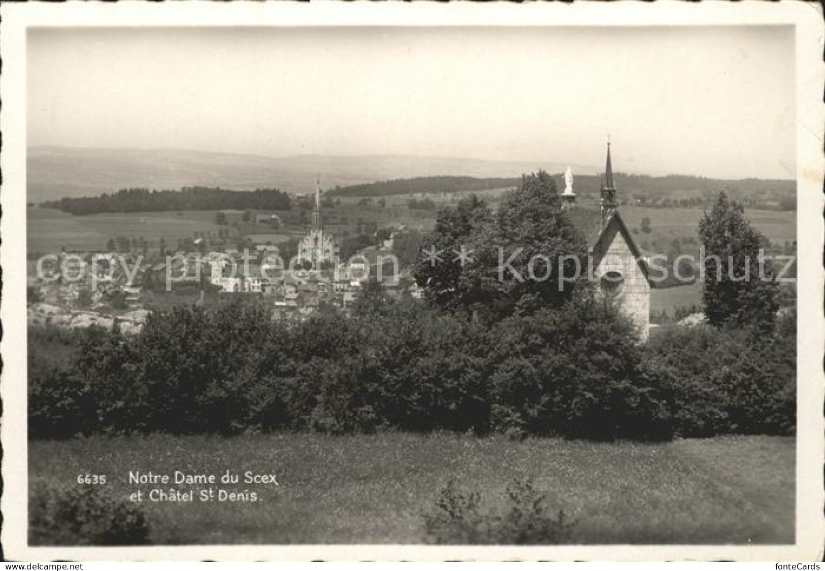 11757557 Chatel-St-Denis FR Notre Dame Du Scex Et Chatel St Denis  - Sonstige & Ohne Zuordnung