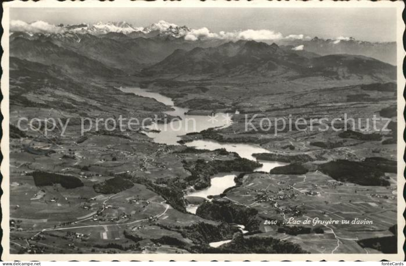 11755847 Gruyeres FR Lac De Gruyeres Vue Aerienne Gruyeres - Sonstige & Ohne Zuordnung