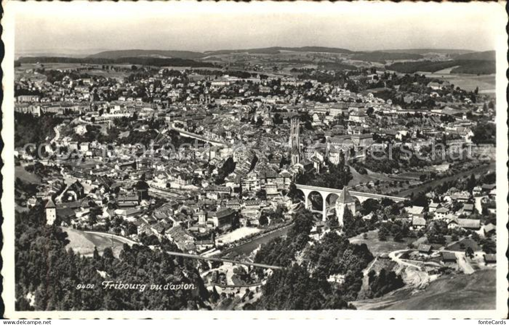 11755766 Fribourg FR Vue Aerienne Fribourg - Other & Unclassified