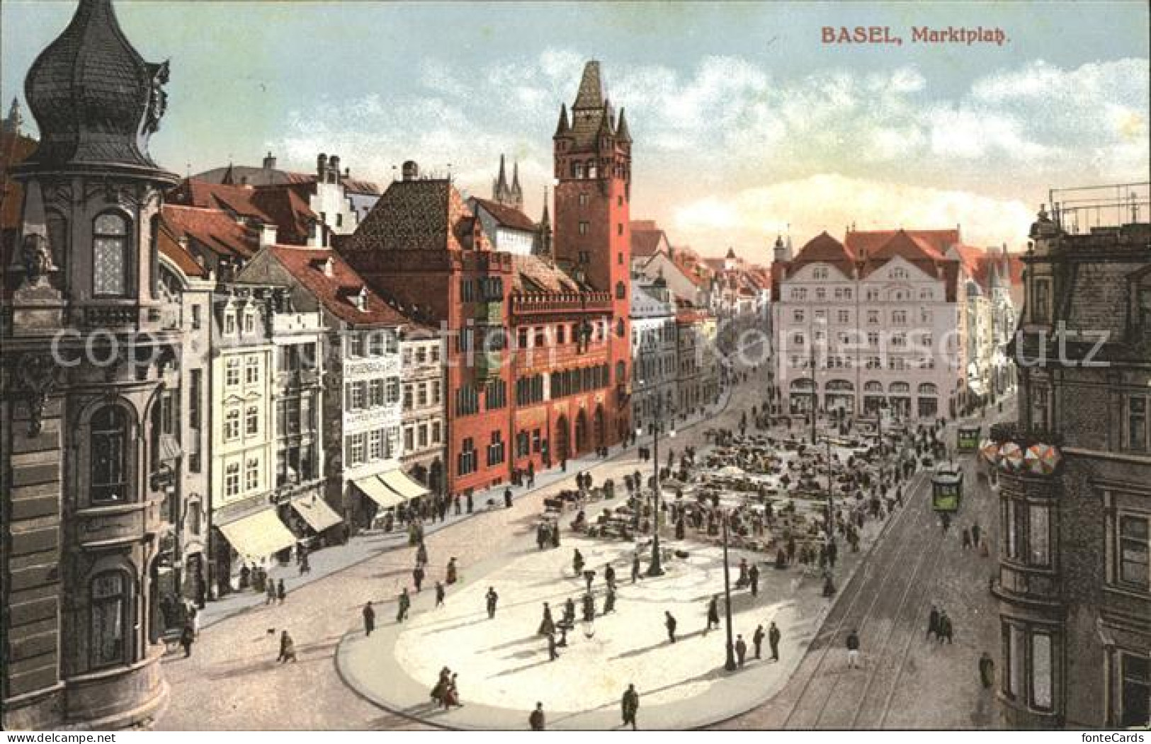 11755246 Basel BS Marktplatz Rathaus Basel BS - Other & Unclassified