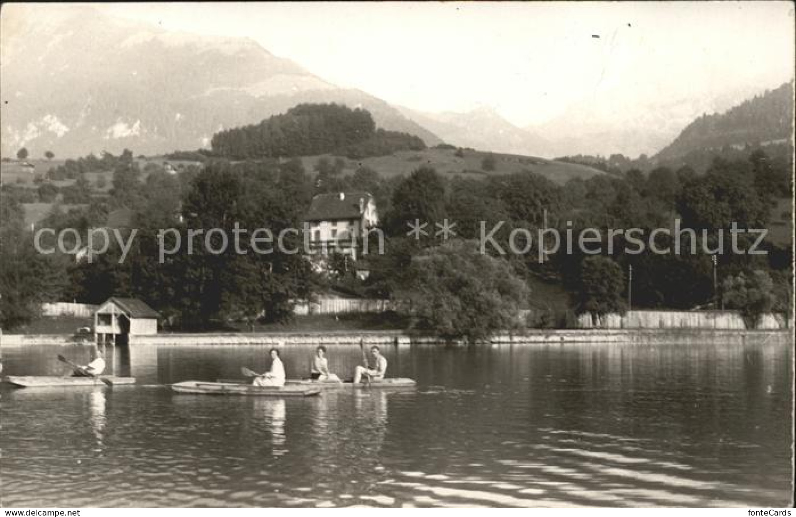 11750066 Sachseln OW Pension Seehof Bootspartie Sachseln - Sonstige & Ohne Zuordnung