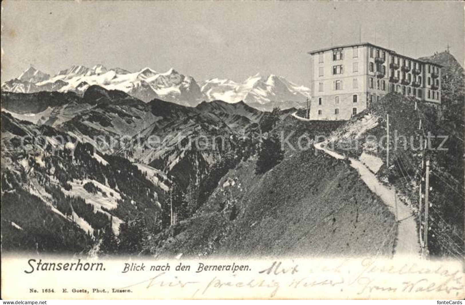 11749787 Stanserhorn Hotel Stanserhorn Mit Berneralpen Stanserhorn - Other & Unclassified