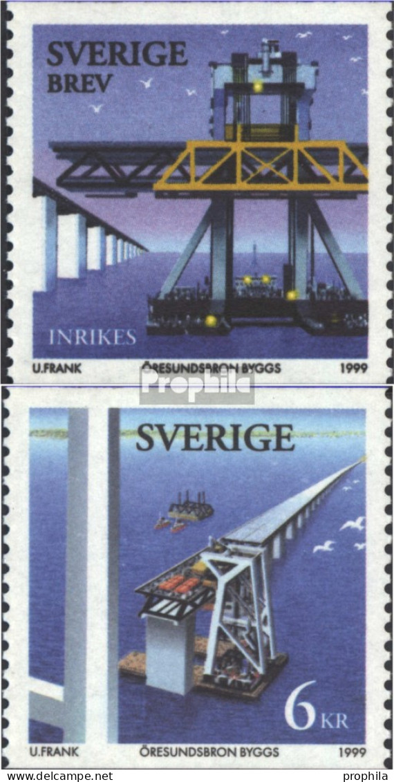 Schweden 2112-2113 (kompl.Ausg.) Postfrisch 1999 Öresundbrücke - Ungebraucht