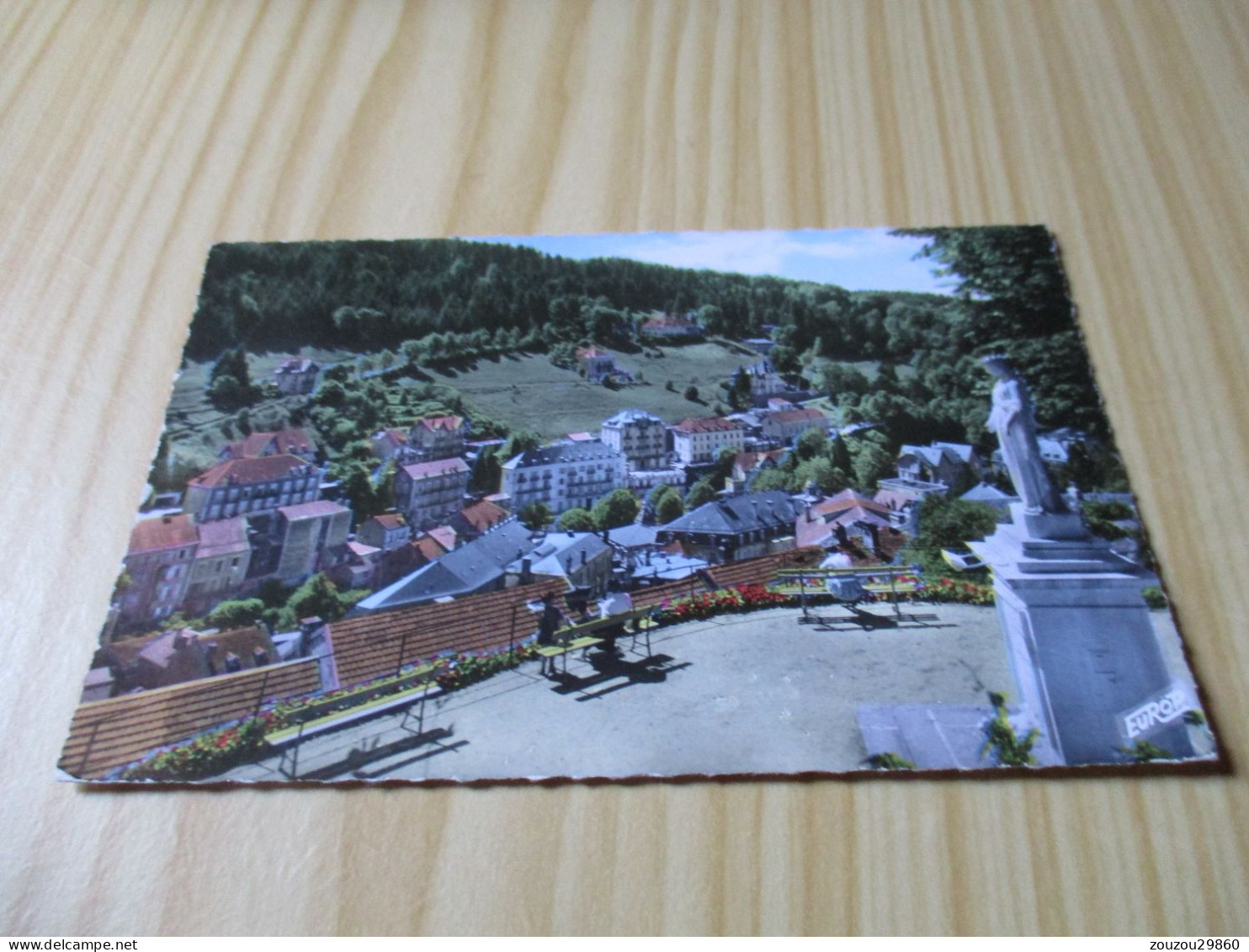 CPSM Plombières-les-Bains (88).Vue Générale Prise Du Coteau De La Vierge. - Plombieres Les Bains