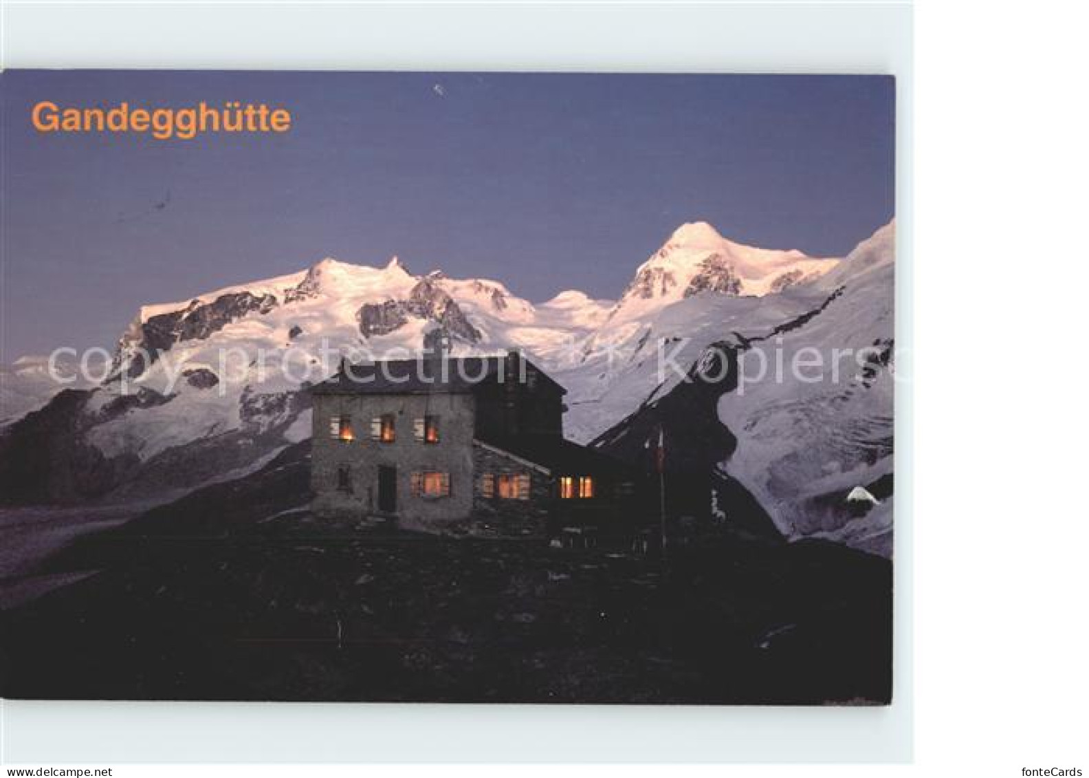 11748466 Gandegghuette Gervas Parren Zermatt Natel Zermatt VS - Other & Unclassified