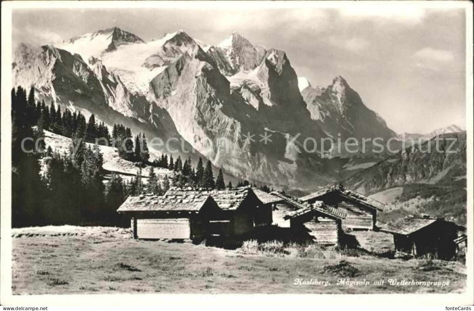 11747646 Hasliberg Maegisalp Mit Wetterhorngruppe Hasliberg Goldern - Autres & Non Classés