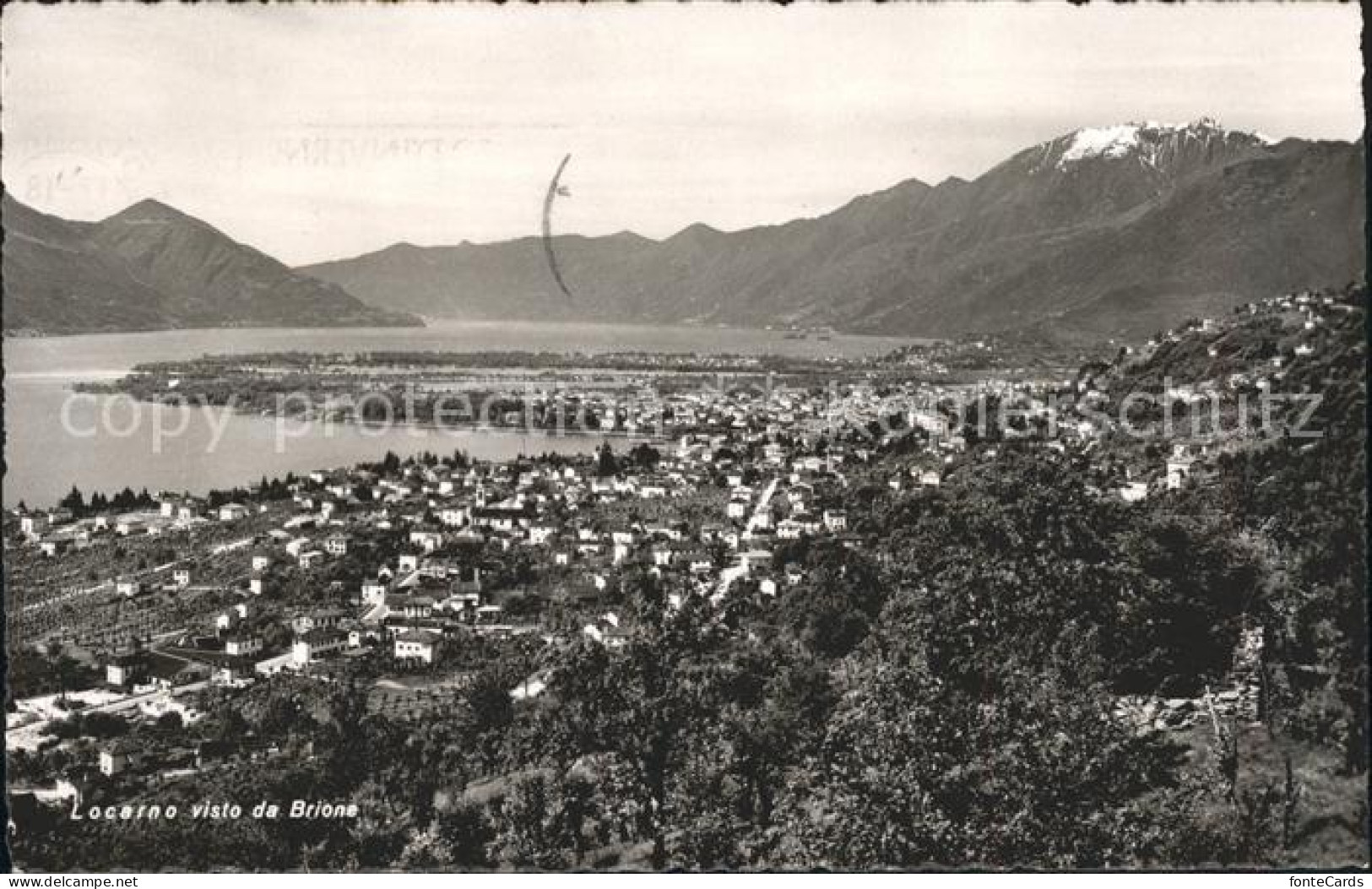 11747517 Locarno TI Vista Da Brione  - Sonstige & Ohne Zuordnung