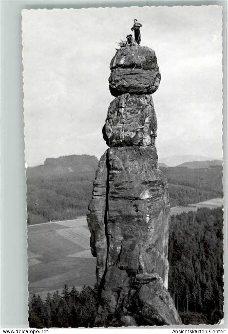 39435911 - Barbarine Am Pfaffenstein - Alpinismus, Bergsteigen