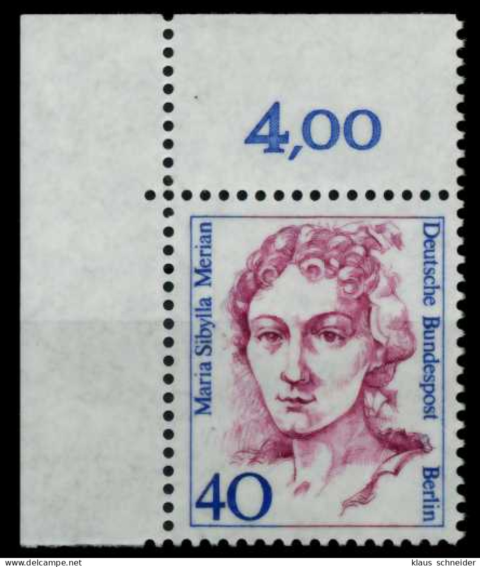 BERLIN DS FRAUEN Nr 788 Postfrisch ECKE-OLI X702D9A - Unused Stamps