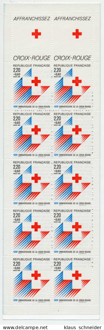 FRANKREICH MARKENHEFTCHEN Nr MH14 2692C Postfrisch MH S01A7AA - Rode Kruis