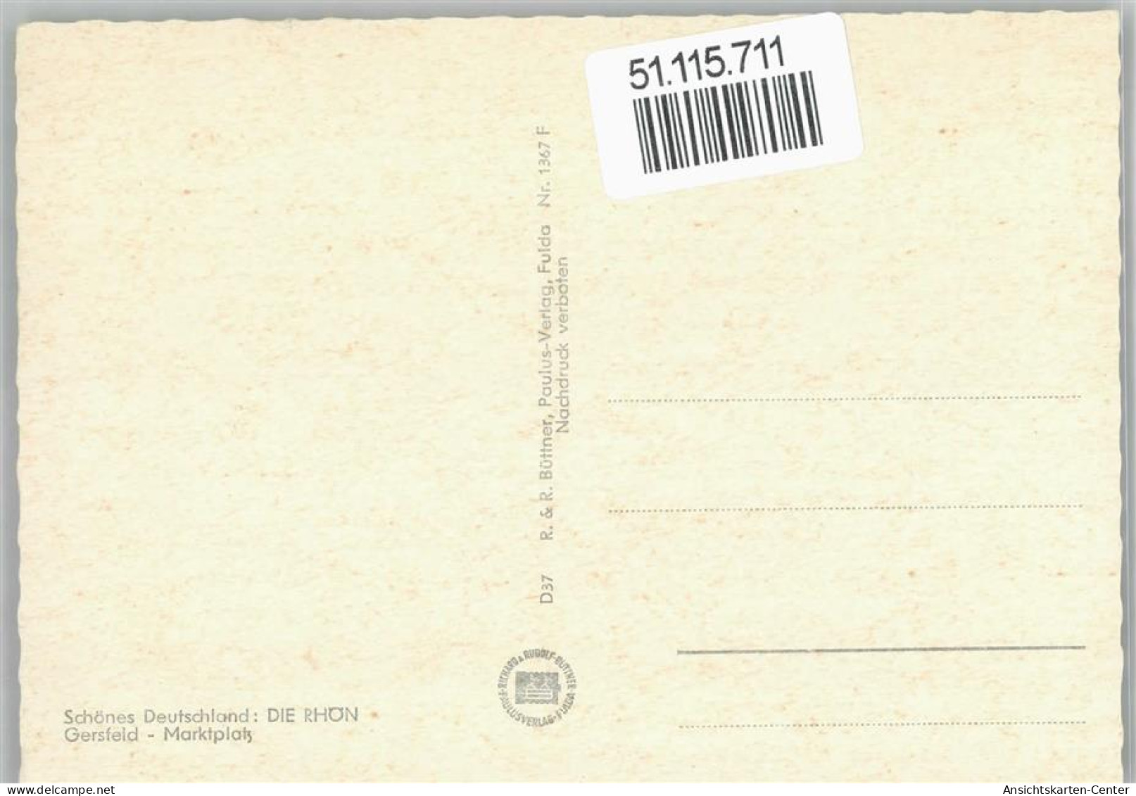 51115711 - Gersfeld (Rhoen) - Other & Unclassified