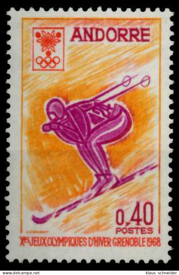 ANDORRA (FRANZ. POST) 1968 Nr 207 Postfrisch SB0EF32 - Neufs