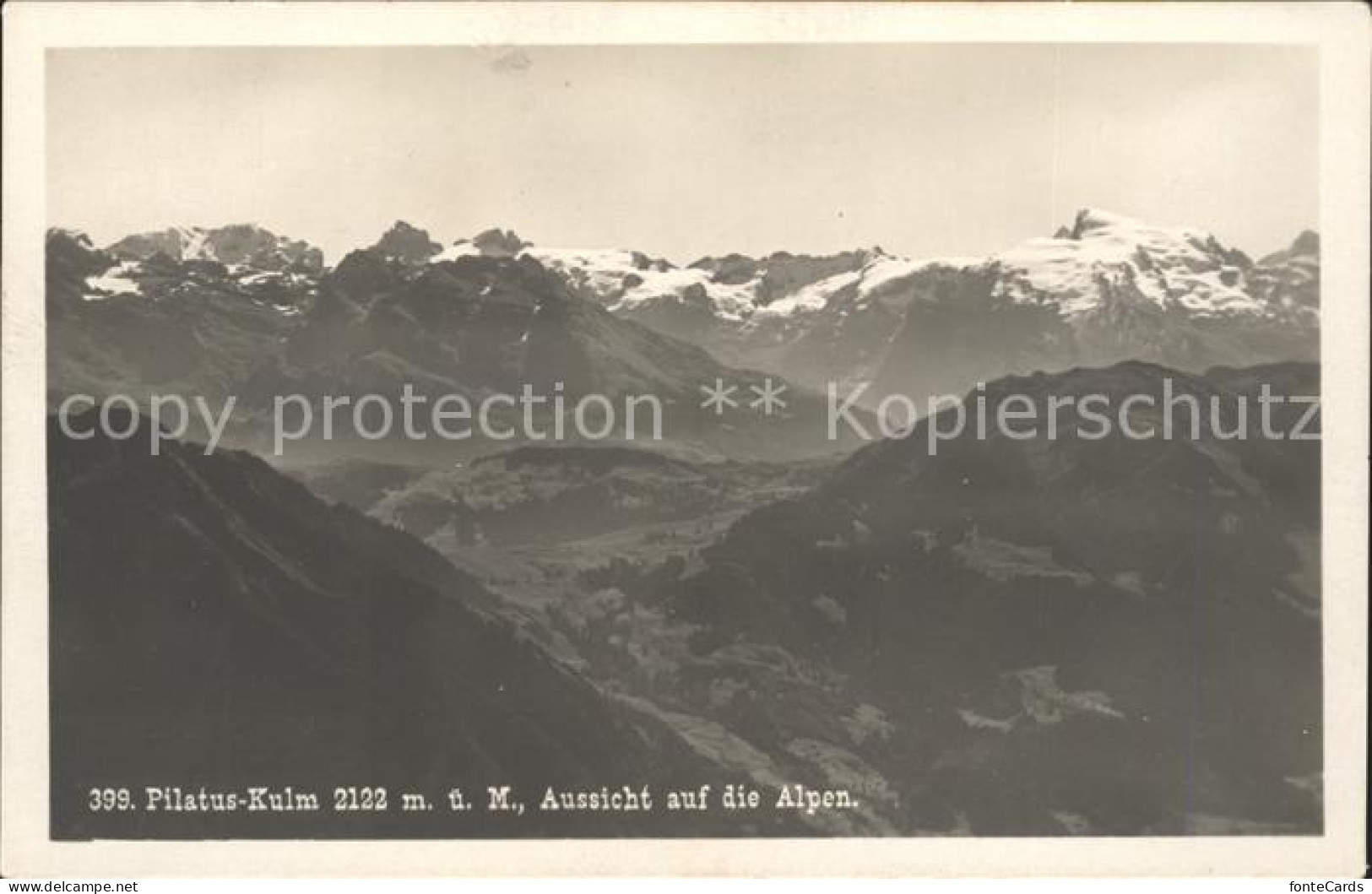 11736007 Pilatus Kulm Mit Alpenpanorama Pilatus  - Other & Unclassified