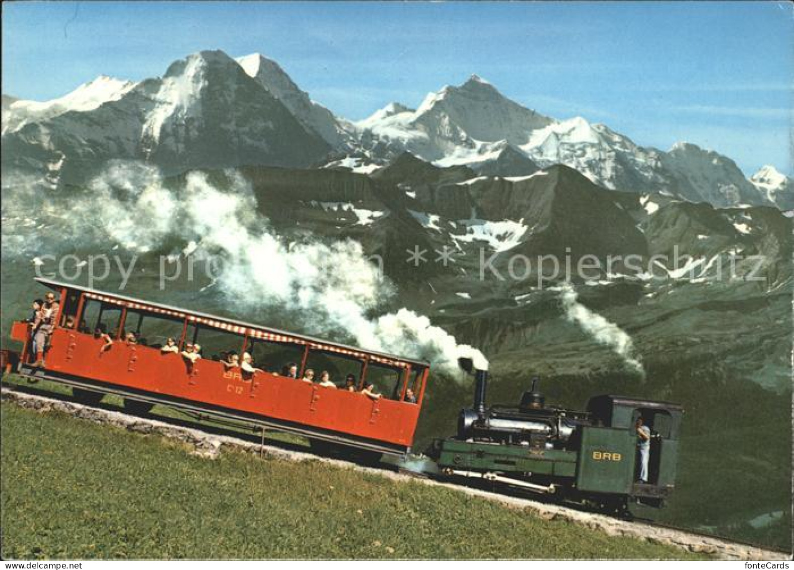 11734276 Brienz-Rothornbahn Lokomotive Eiger Moench Jungfrau Brienz-Rothornbahn - Other & Unclassified