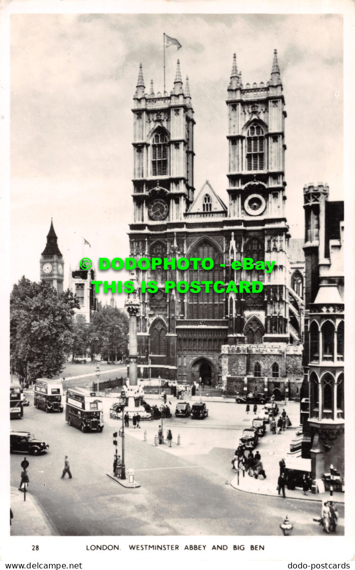 R498433 28. London. Westminster Abbey And Big Ben. RP. Barrow Hills - Sonstige & Ohne Zuordnung