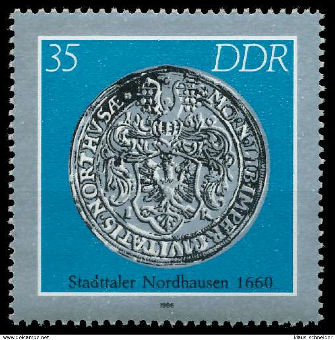 DDR 1986 Nr 3041 Postfrisch SB68E1A - Unused Stamps