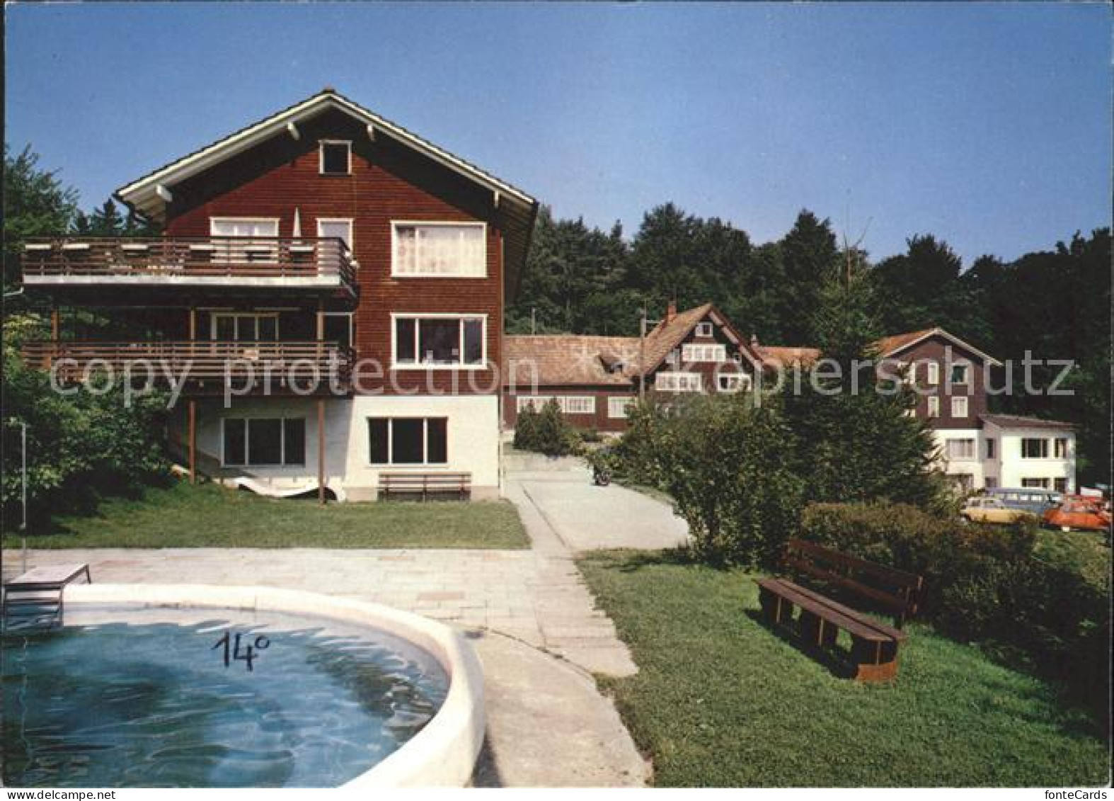 11719057 Walzenhausen AR Bibelschule Swimmingpool Walzenhausen - Autres & Non Classés