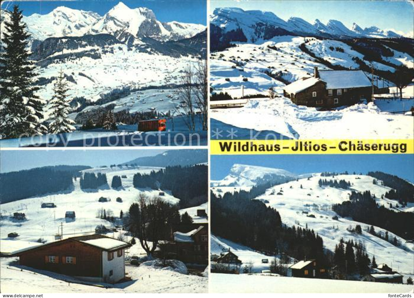 11718716 Wildhaus SG Mit Iltios Und Ch?serugg Wildhaus - Autres & Non Classés