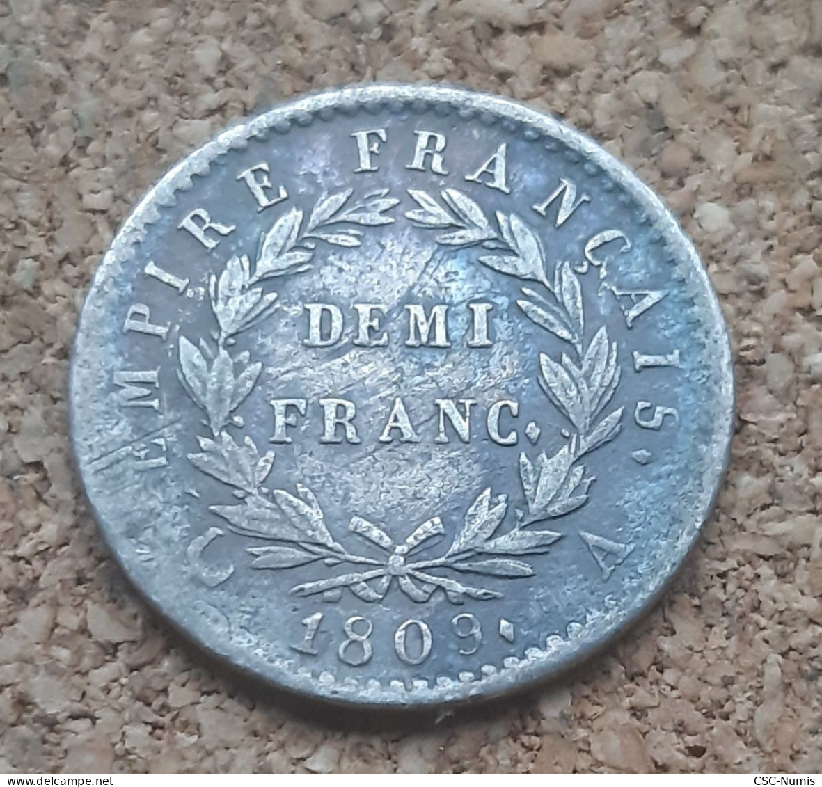 (W004) - Napoléon Ier - 1/2 Franc 1809 A - 1/2 Franc