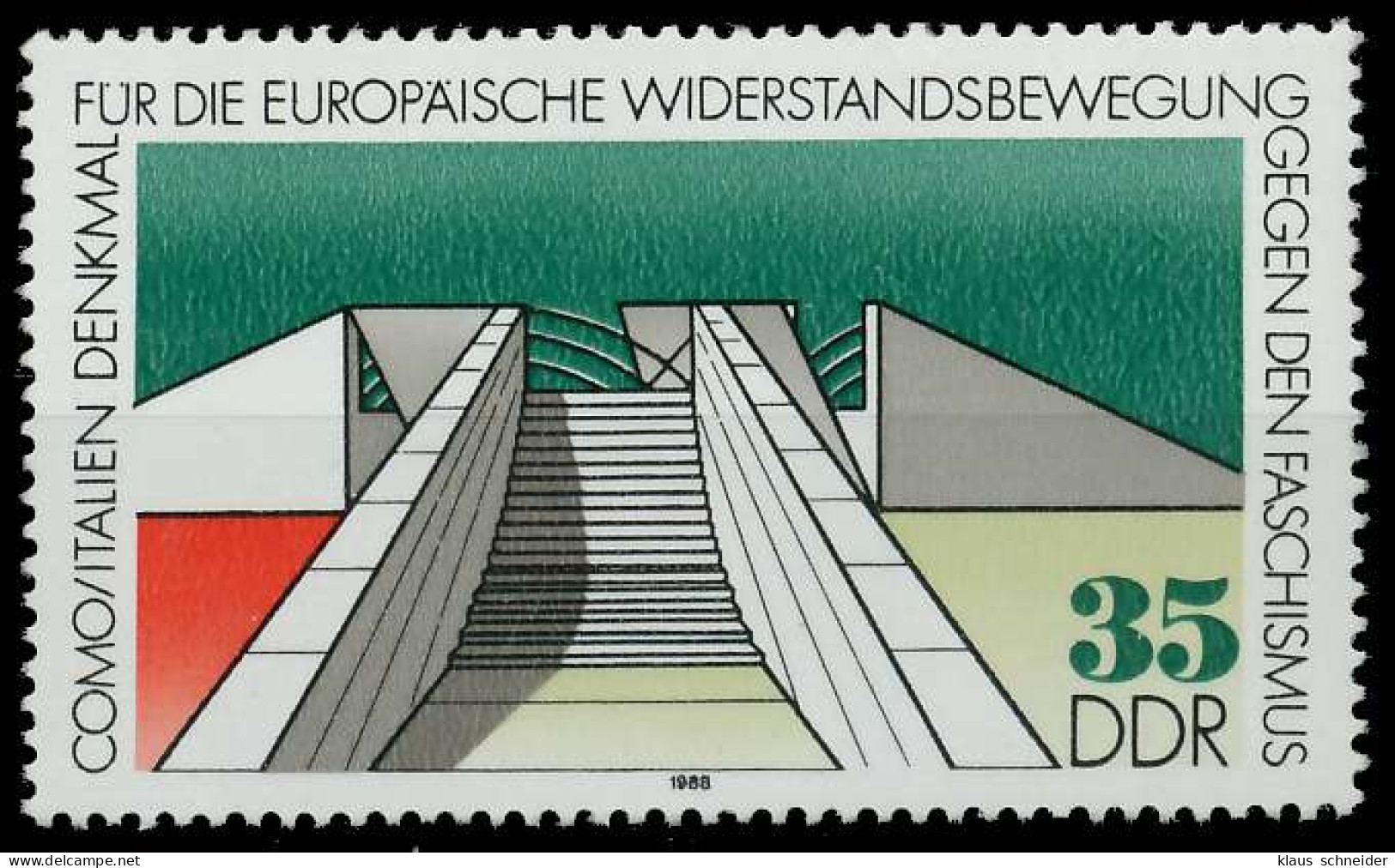 DDR 1988 Nr 3196 Postfrisch SB74DAE - Ungebraucht