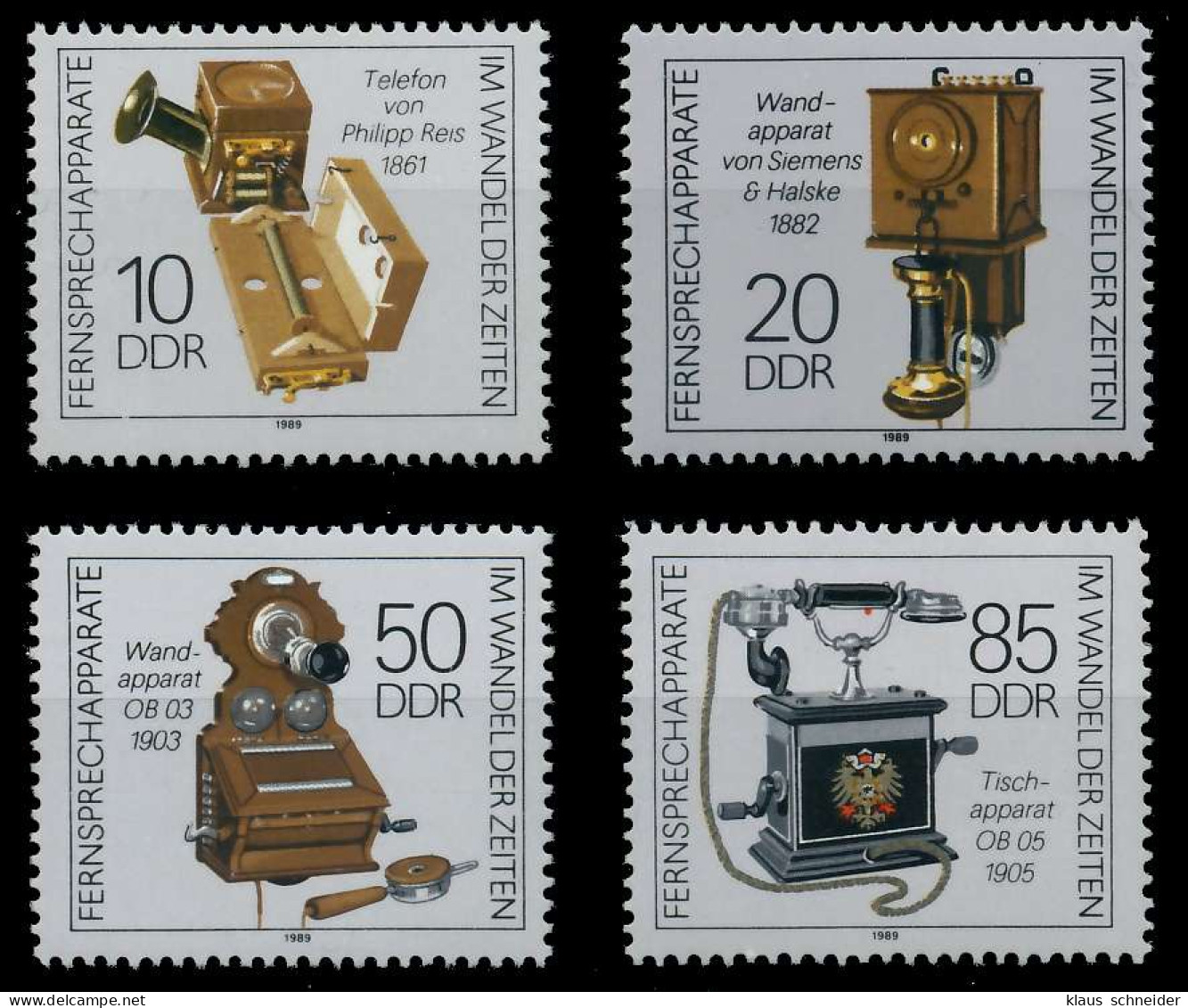 DDR 1989 Nr 3226-3229 Postfrisch SB75126 - Unused Stamps