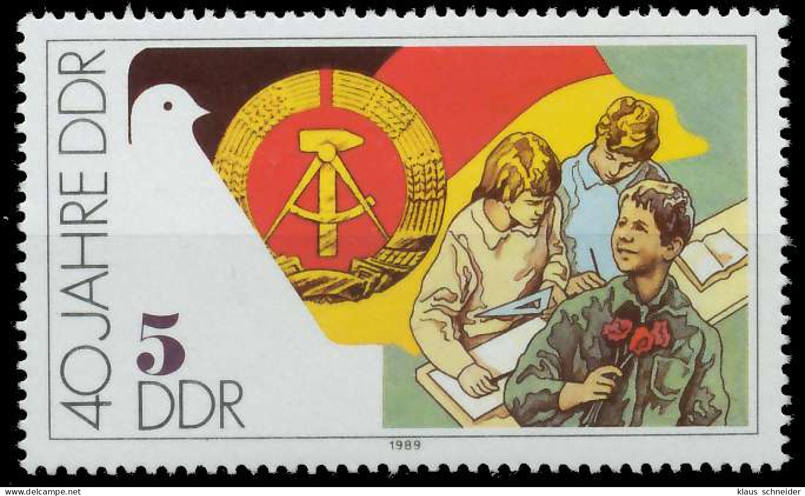 DDR 1989 Nr 3279 Postfrisch SB7B73E - Unused Stamps