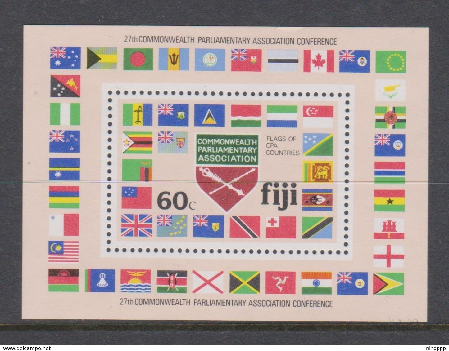 Fiji SG MS 623 1981 Parliamentary Conference ,Miniature Sheet - Fidji (1970-...)