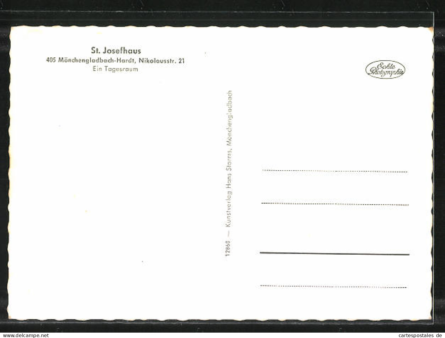 AK Mönchengladbach-Hardt, St. Josefheim - Tagesraum  - Moenchengladbach