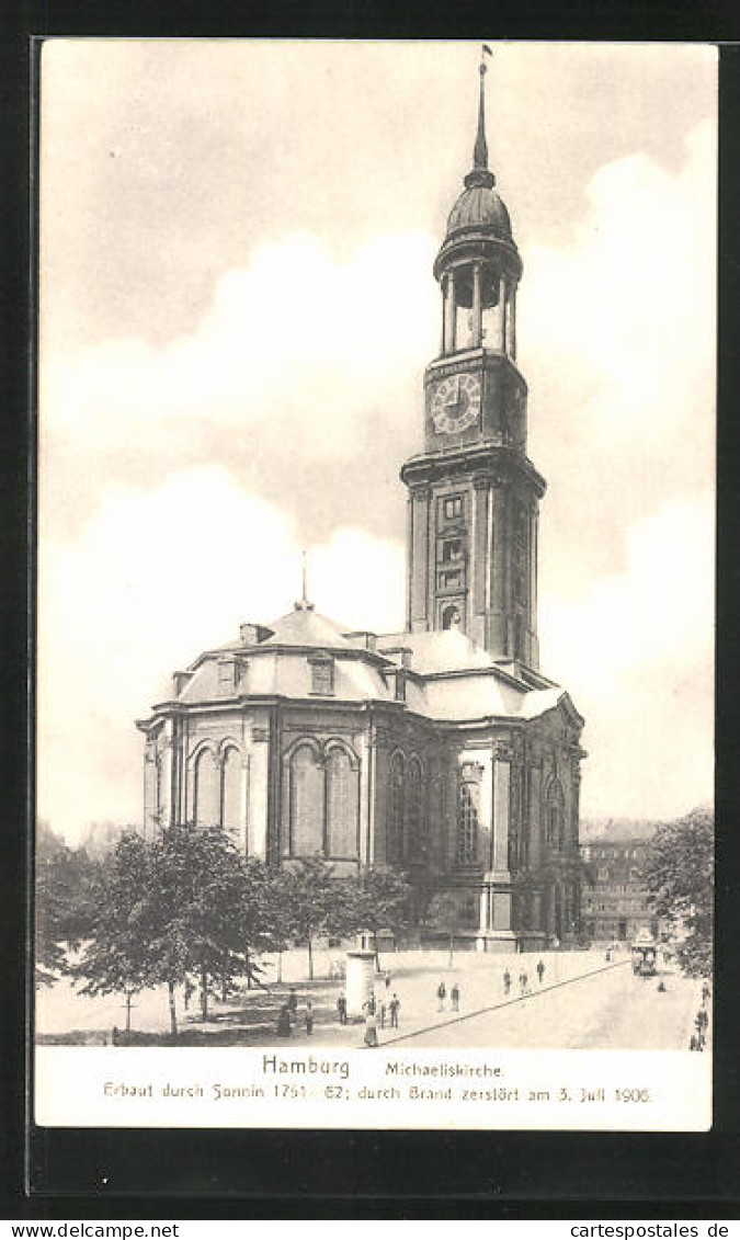 AK Hamburg-Neustadt, Michaeliskirche  - Mitte