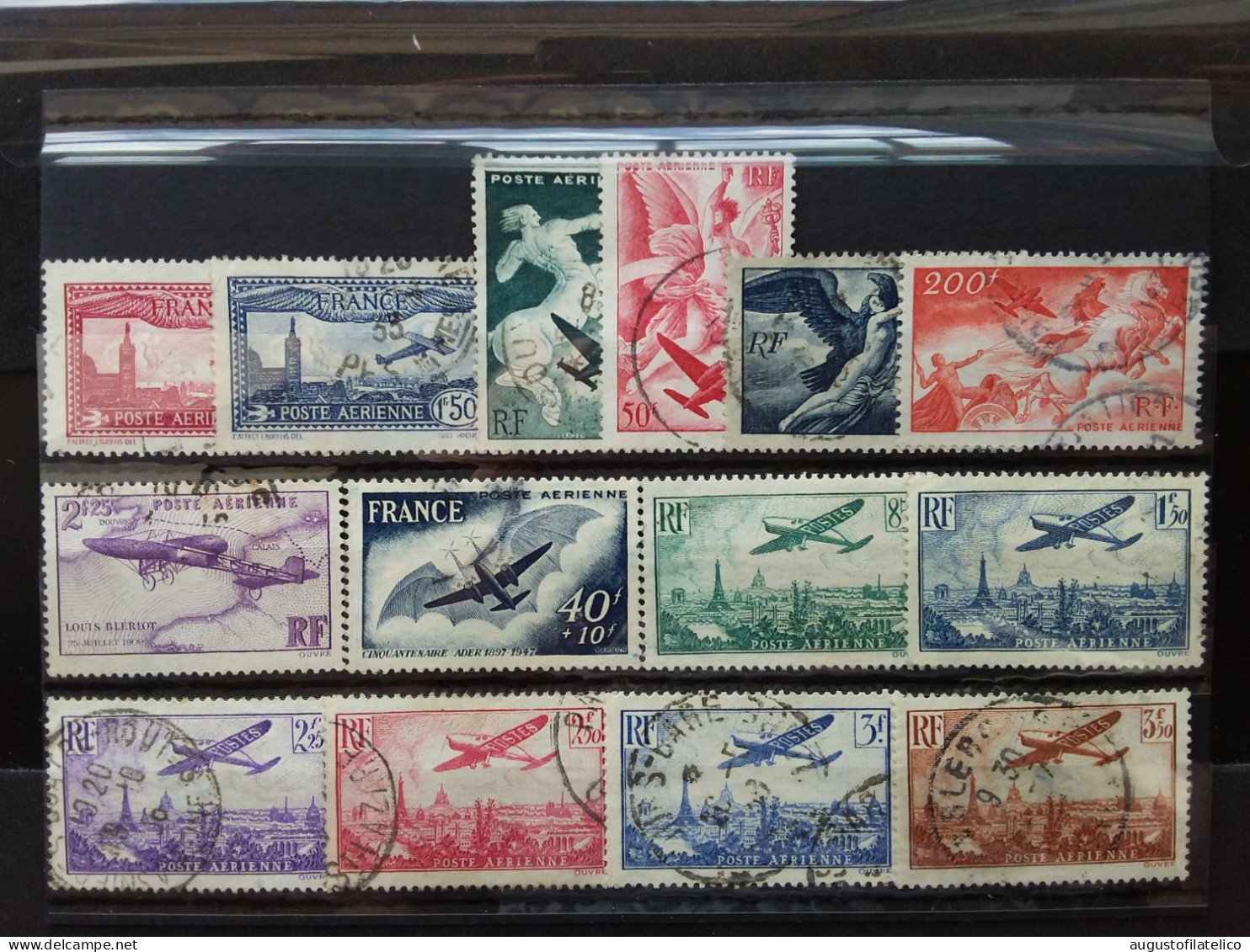 FRANCIA - Posta Aerea Anni '30/'40 - Timbrati + Spese Postali - 1927-1959 Afgestempeld