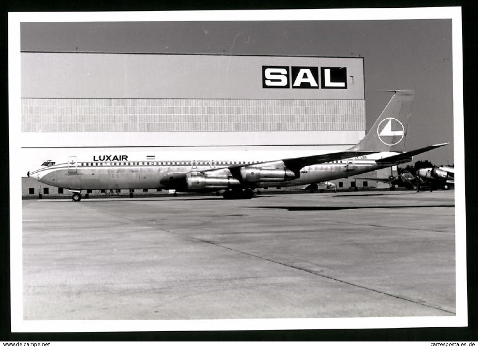 Fotografie Flugzeug Boeing 707, Passagierflugzeug Der Luxair, Kennung LX-LGS  - Luchtvaart