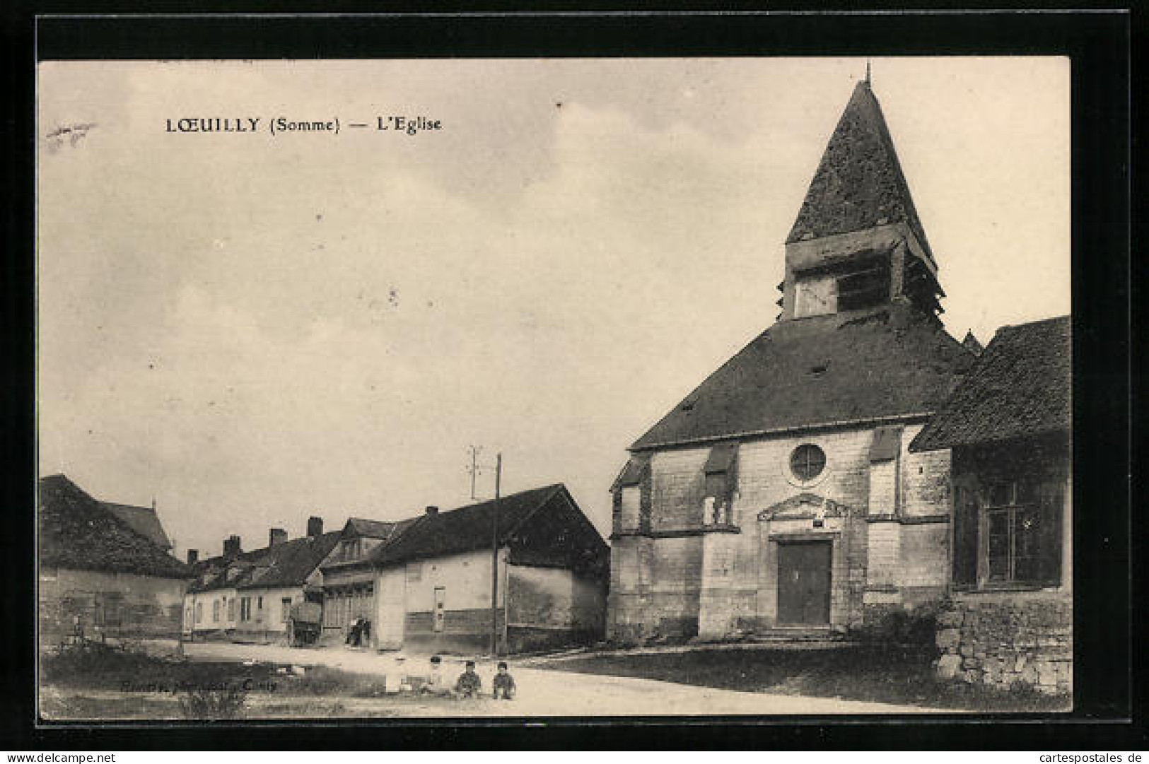 CPA Loeuilly, L`Eglise  - Autres & Non Classés